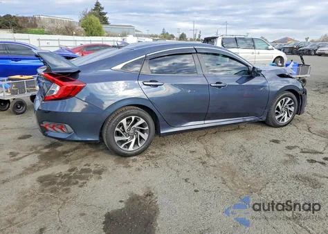 2018 Honda Civic Ex from USA, damaged, VIN 2HGFC2F72JH571652